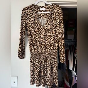 Abbeline Leopard Print Mini Dress